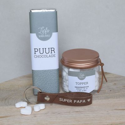 Cadeaupakket 'TOPPER omdat ik je lief vind' (L)