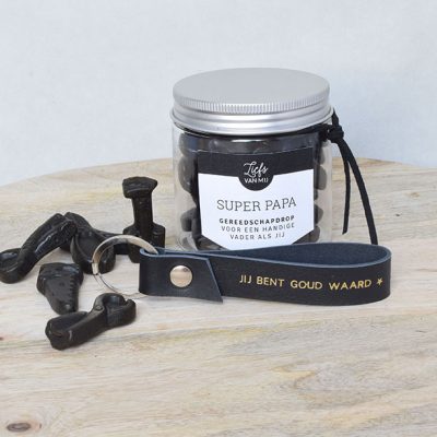 Cadeaupakket 'SUPER PAPA voor een handige vader als jij' (F)