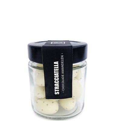 Chocolade-amandelen stracciatella