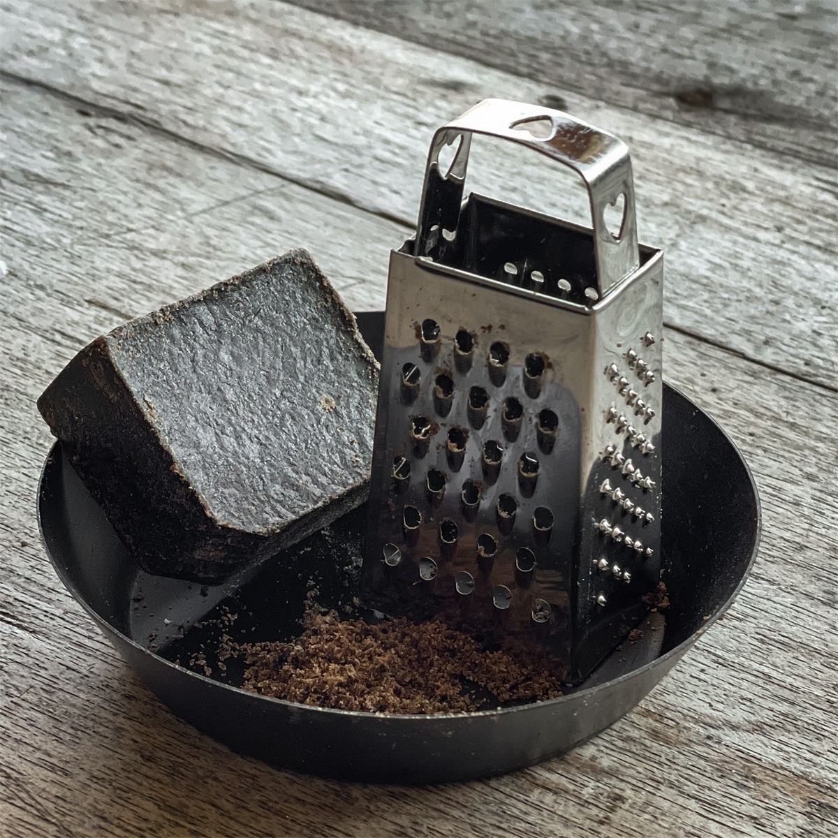 Amberblokje minirasp - zilver - Afbeelding 2
