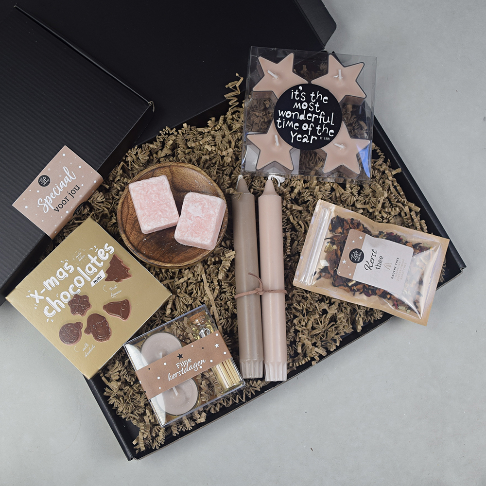 Brievenbus XL cadeaubox - Kerst - skin