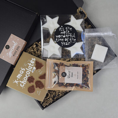 Brievenbus cadeaubox - Star - wit