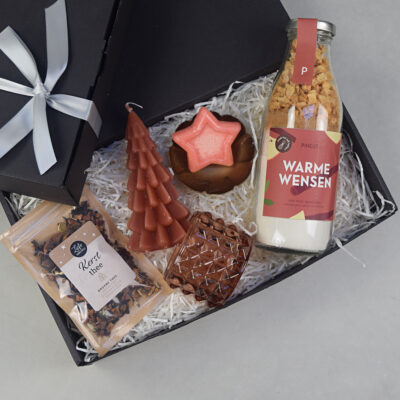 Cadeaubox - warm wishes - roest
