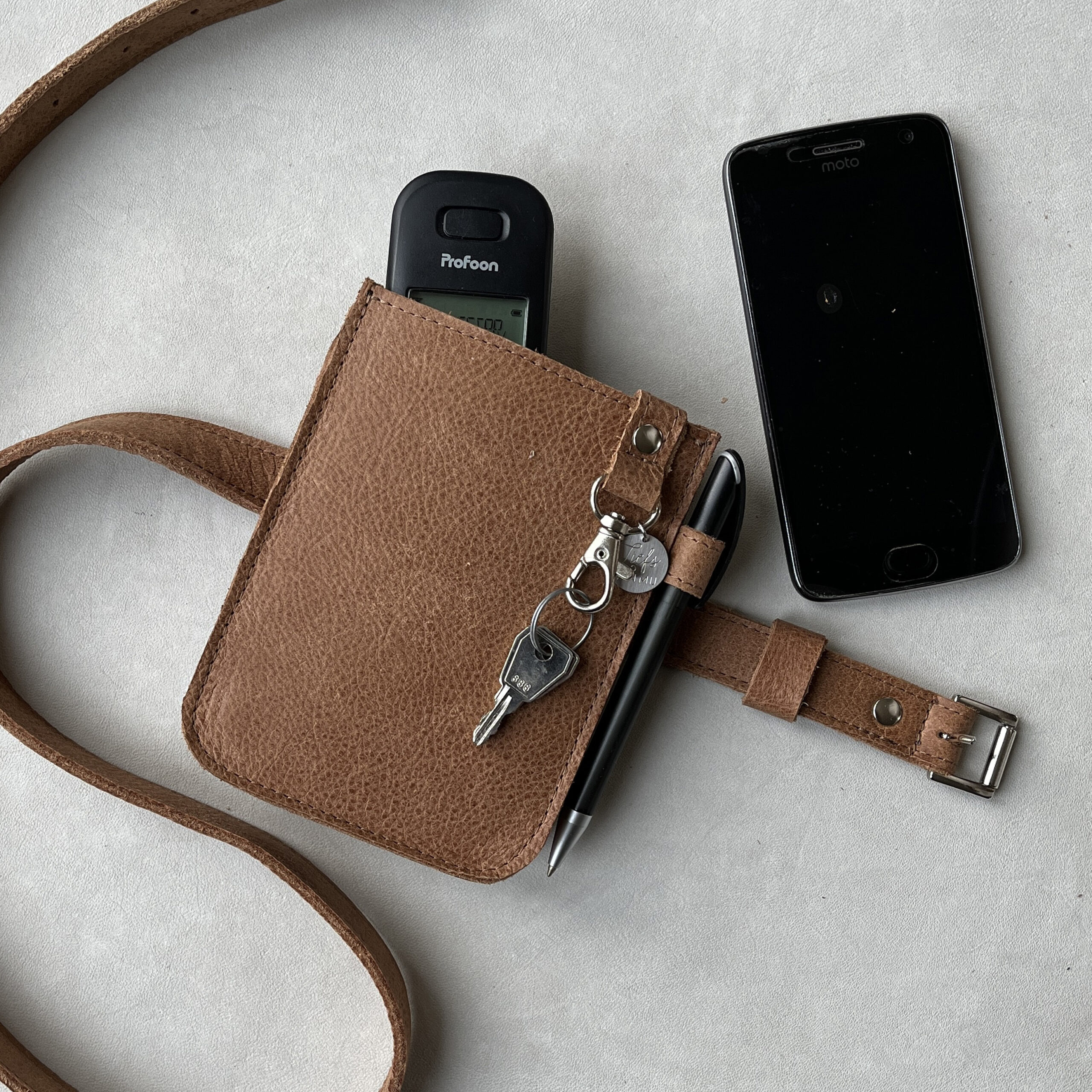 Zorg heuptas cognac bruin